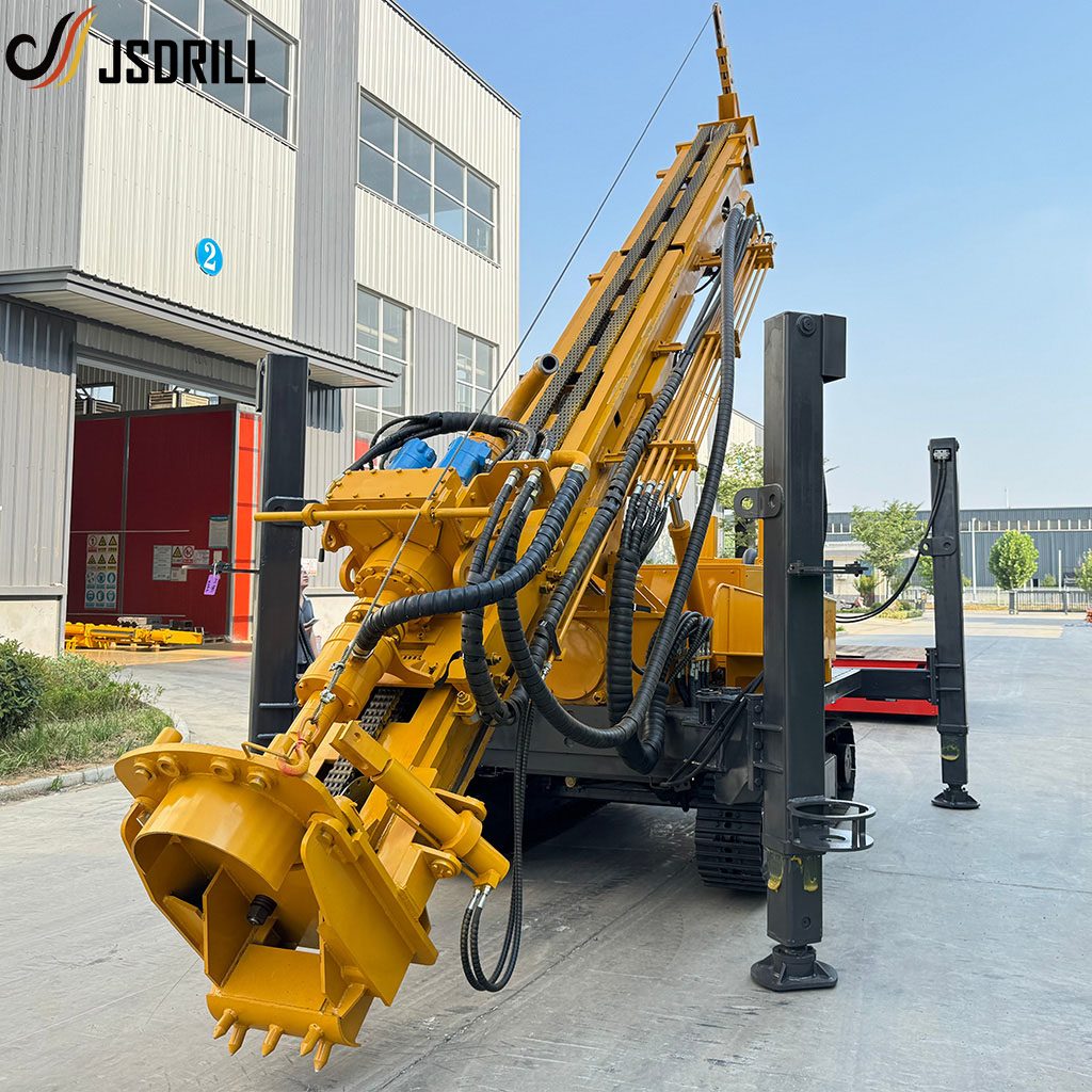 Appareil de forage RC équipé d'une interface de pompe à boue et de compresseur d'air