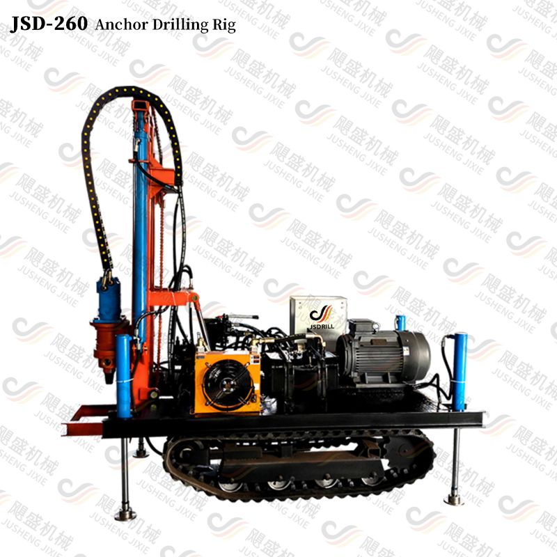 Equipamento de perfuração de cravação e ancoragem de estacas