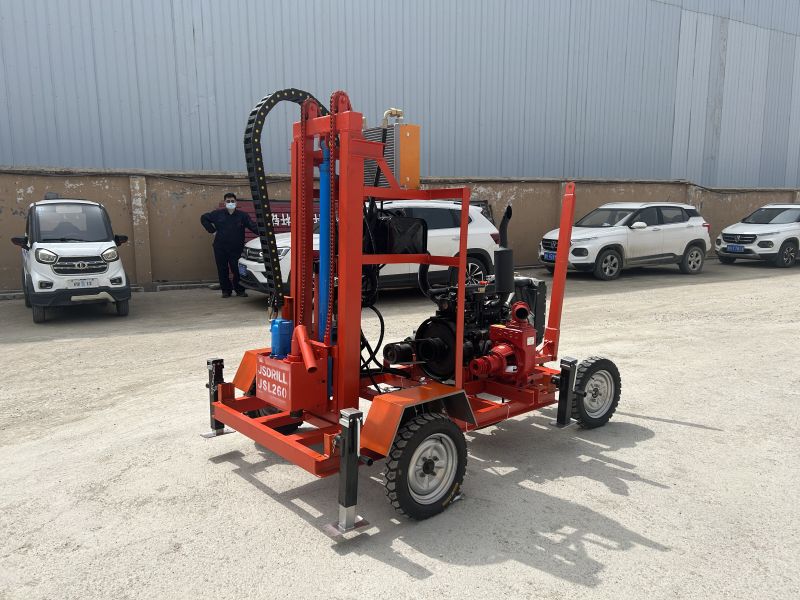 plate-forme de forage de mine de ferme de 260 m