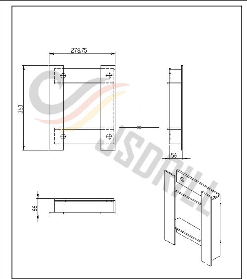 Projeto de plataforma de perfuração de poço de água a diesel tipo esteira