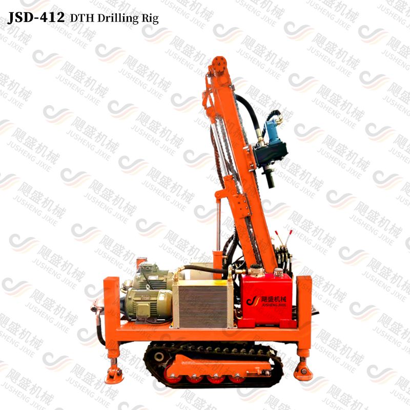 Perceuse électrique sur chenilles