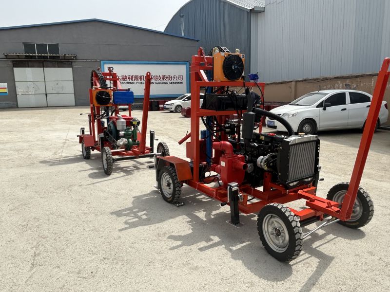 plate-forme de forage de mine de ferme de 260 m