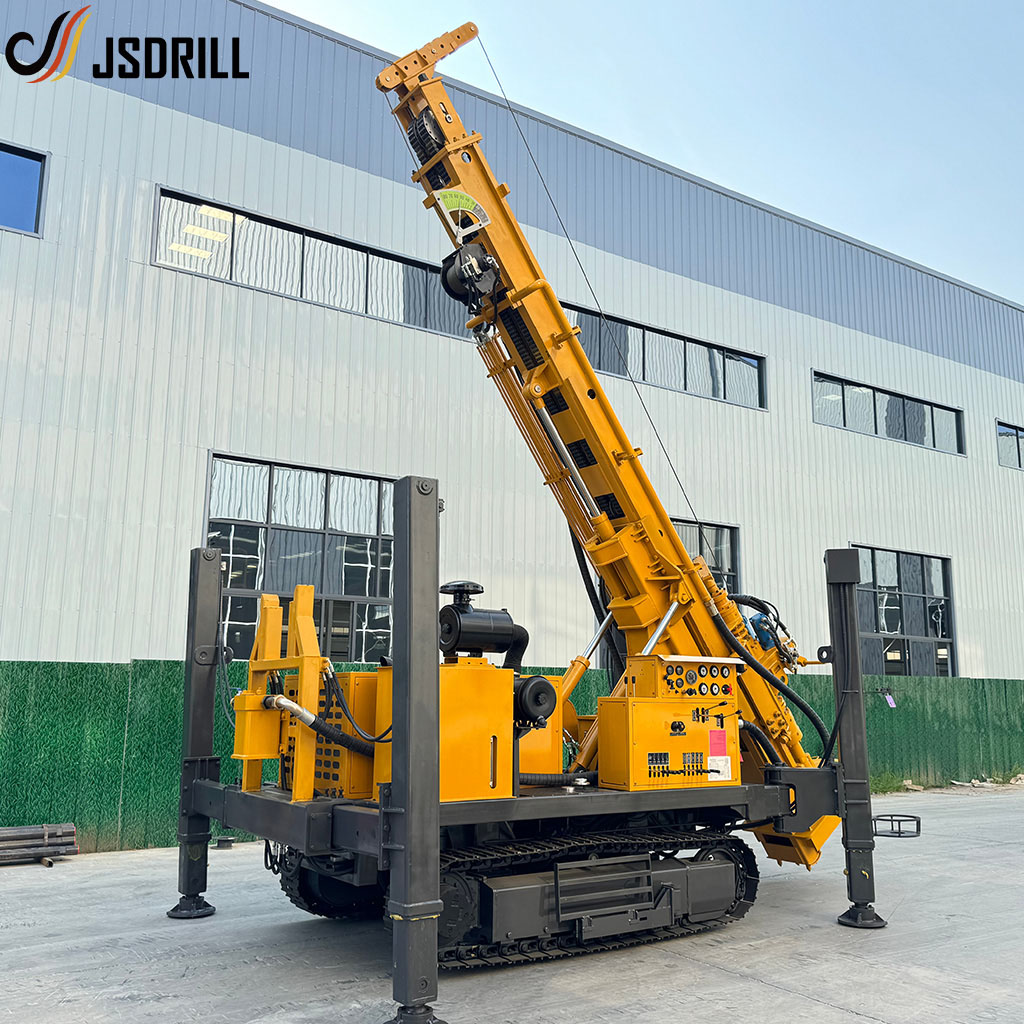 Vue latérale de l'appareil de forage à circulation inverse RC