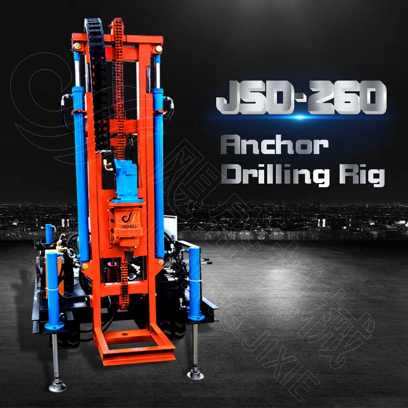 Equipamento de perfuração de cravação e ancoragem de estacas