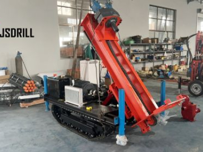 Equipamento de perfuração de poço de água diesel tipo esteira