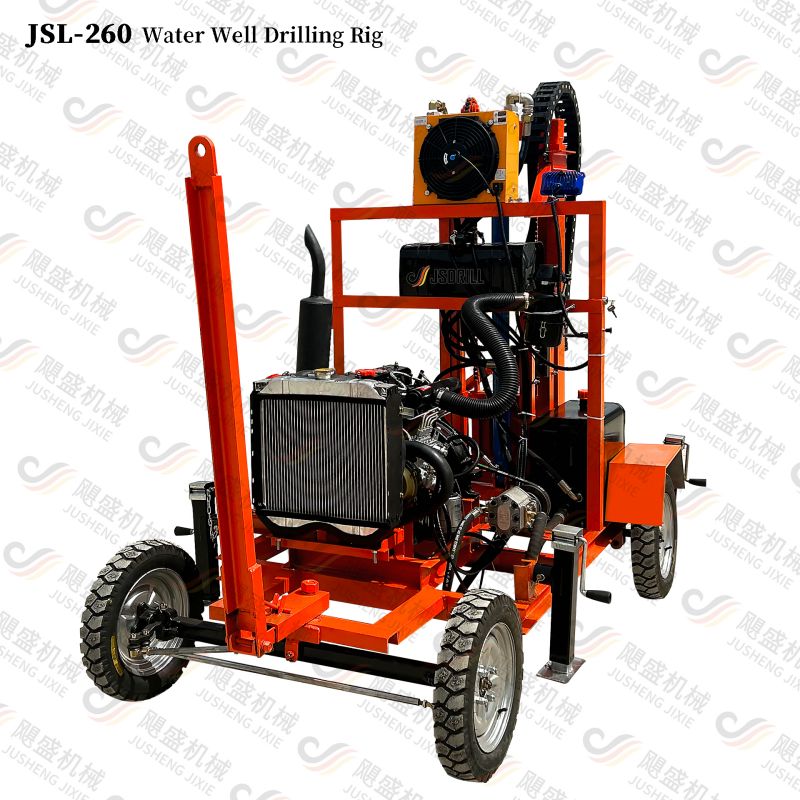 plate-forme de forage de mine de ferme de 260 m