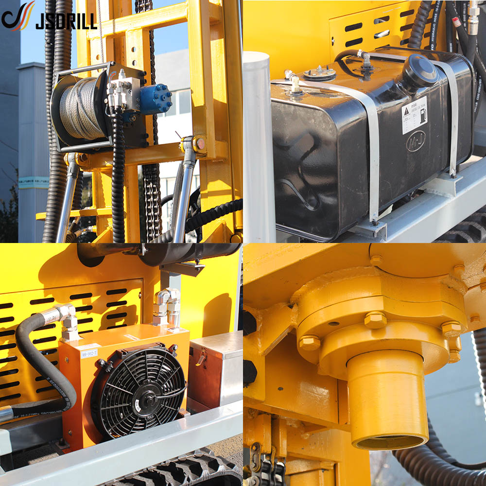 JSC-260T Water Well Drilling Rig Rotary Head Components