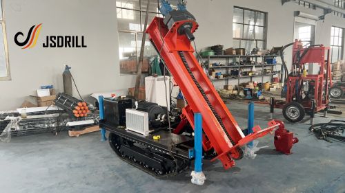 Equipamento de perfuração de poço de água diesel tipo esteira